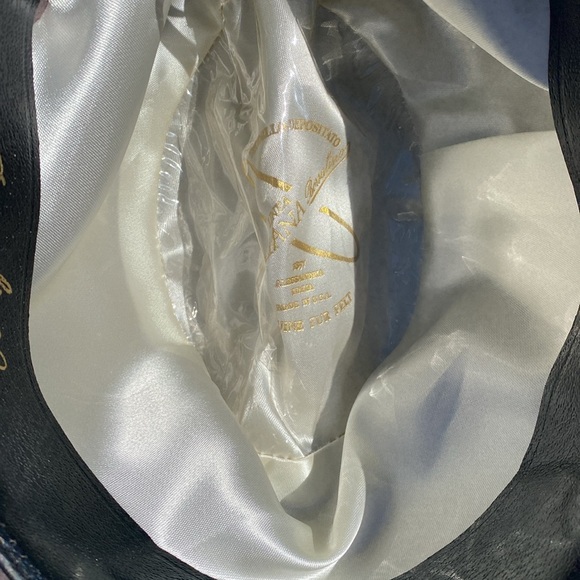 Linea Italiana Borsalino Genuine Fur Felt Fedora Modello Depositato 1857 Italia - Picture 13 of 16